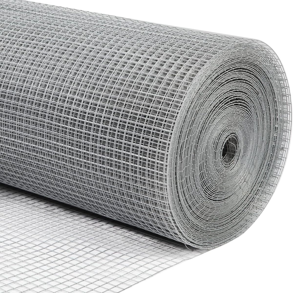 KUANGYE - Malla Jardín Malla Alambre Galvanizada Alto 90cm Largo 6 Mt