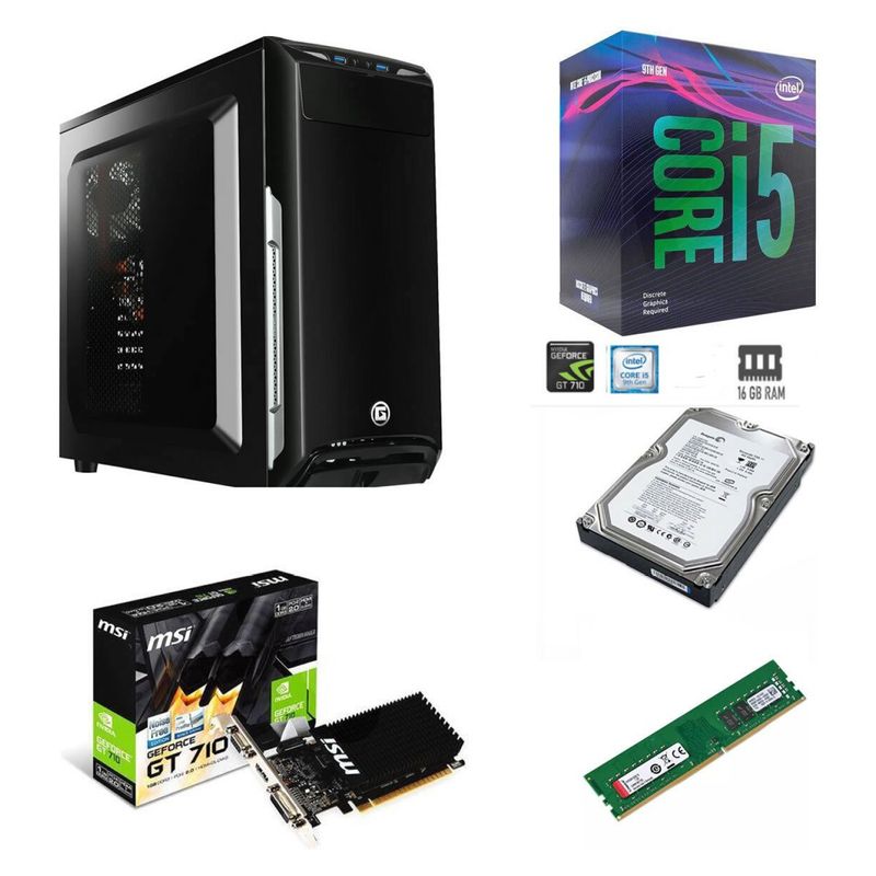 TECNOCAM - PC TECNOCAM GAMMER I5-9400F 16GB 1TB GT710 FREEDOS