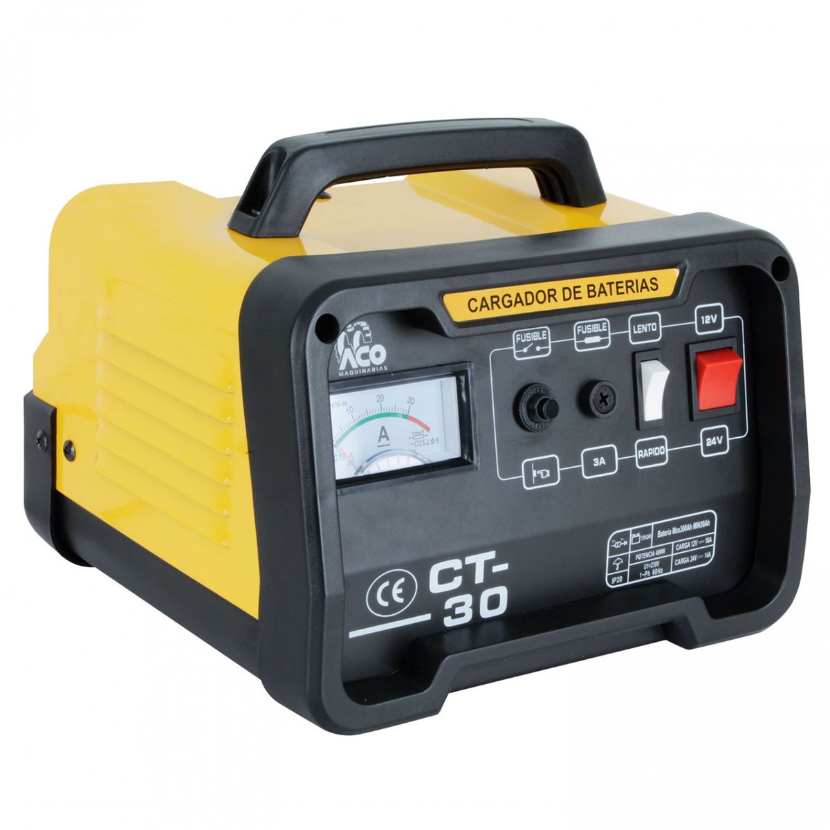 ACO - Cargador de Batería 12 24V Aco CT-30