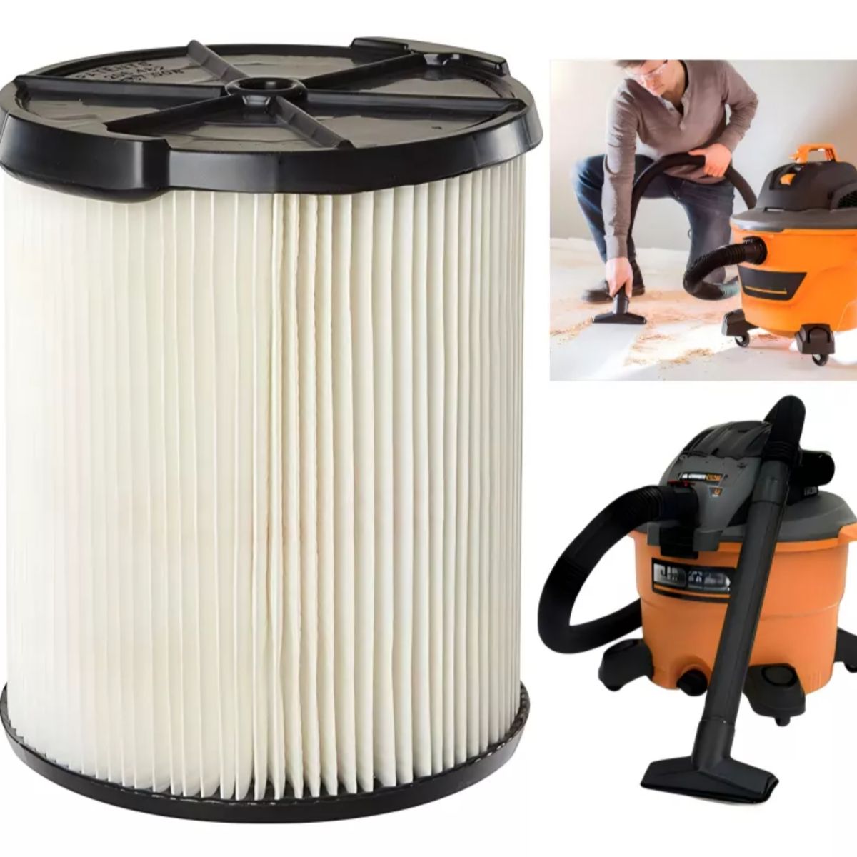 ATURE - Filtro Para Aspiradora Ridgid Vf4000 Repuesto Accesorios