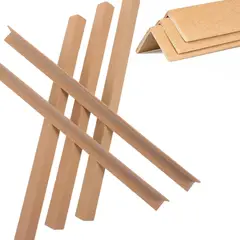 KUANGYE - Esquineros De Cartón 3x3 Cm Largo 100 Cm 25 Piezas