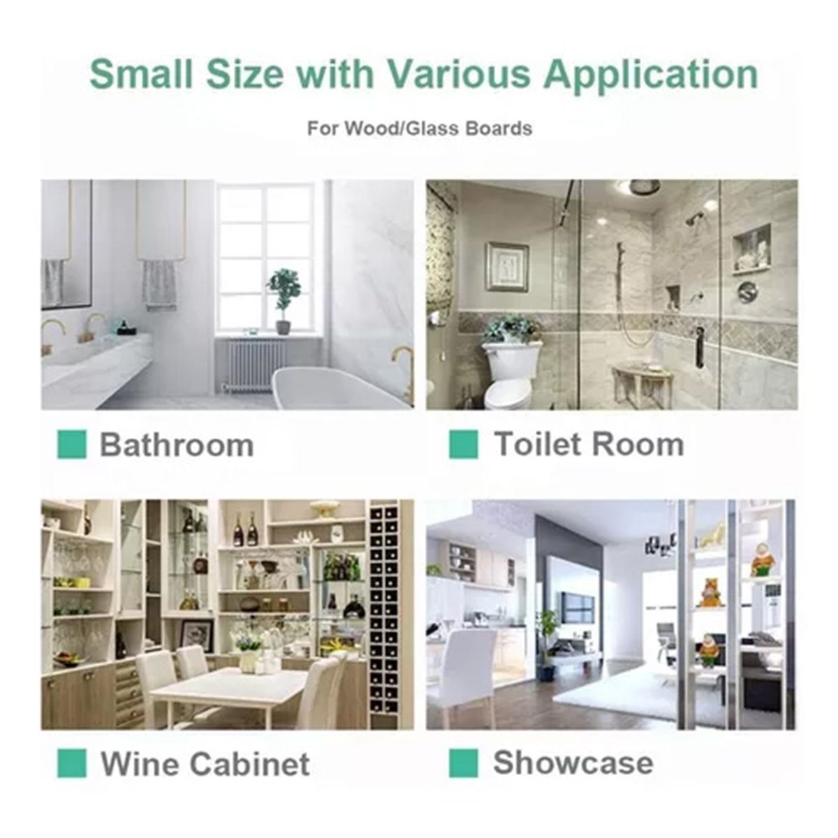 ATURE - 8 Set Soporte Metálico Acrílico Publicidad Mostrador Vidrio