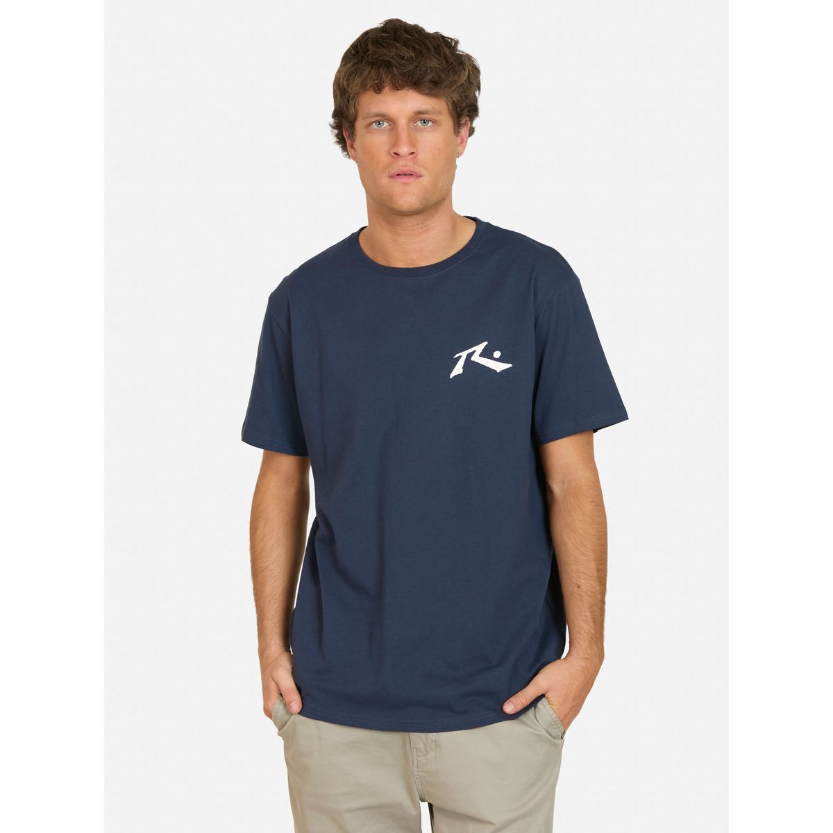 RUSTY - Polera MC Bruma Azul Hombre Rusty