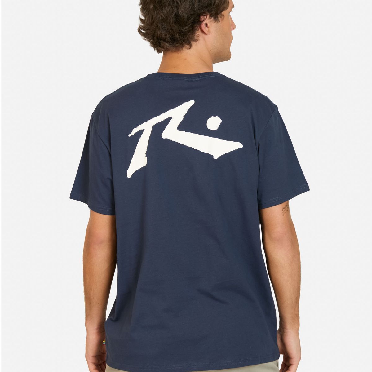 RUSTY - Polera MC Bruma Azul Hombre Rusty