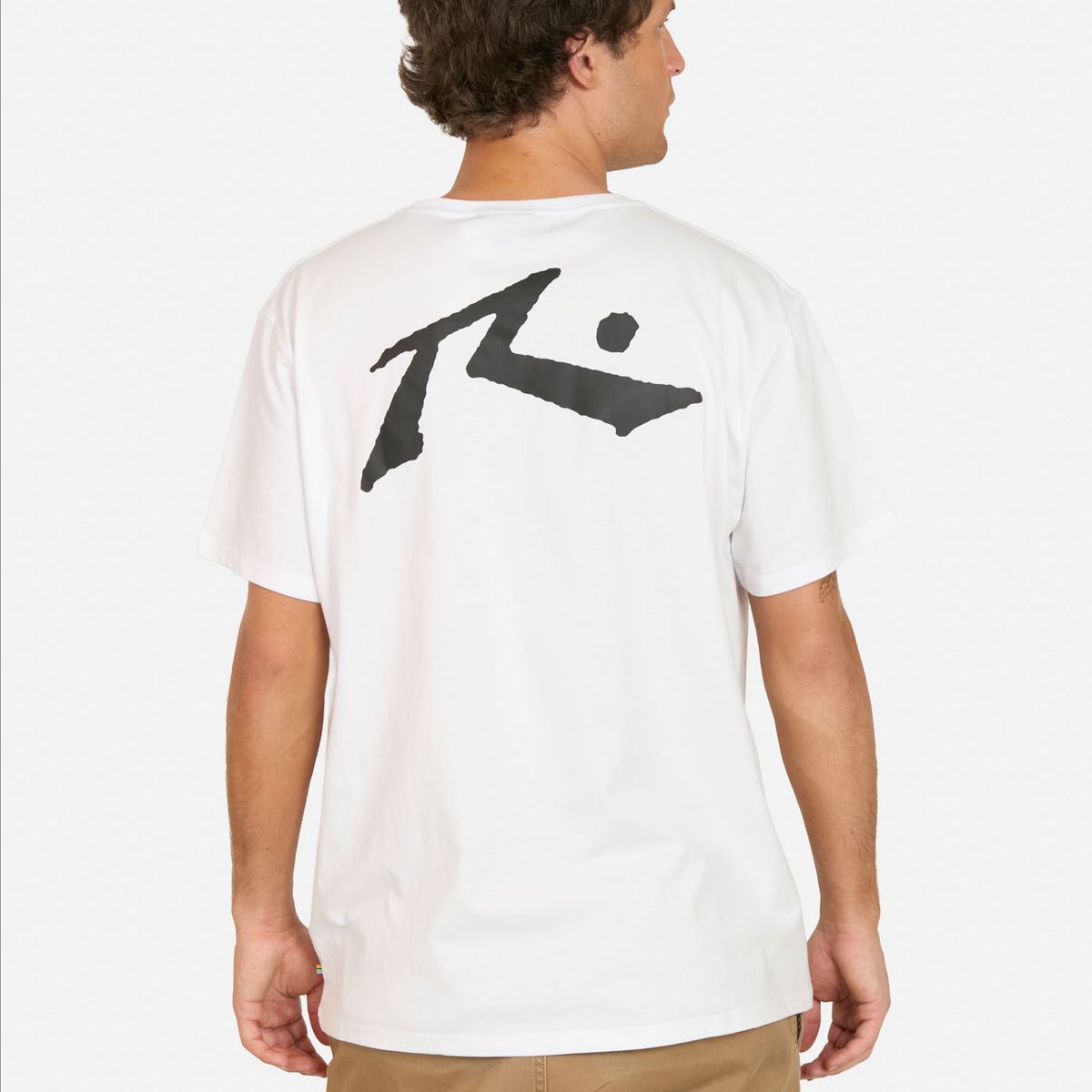 RUSTY - Polera MC Bruma Blanco Hombre Rusty