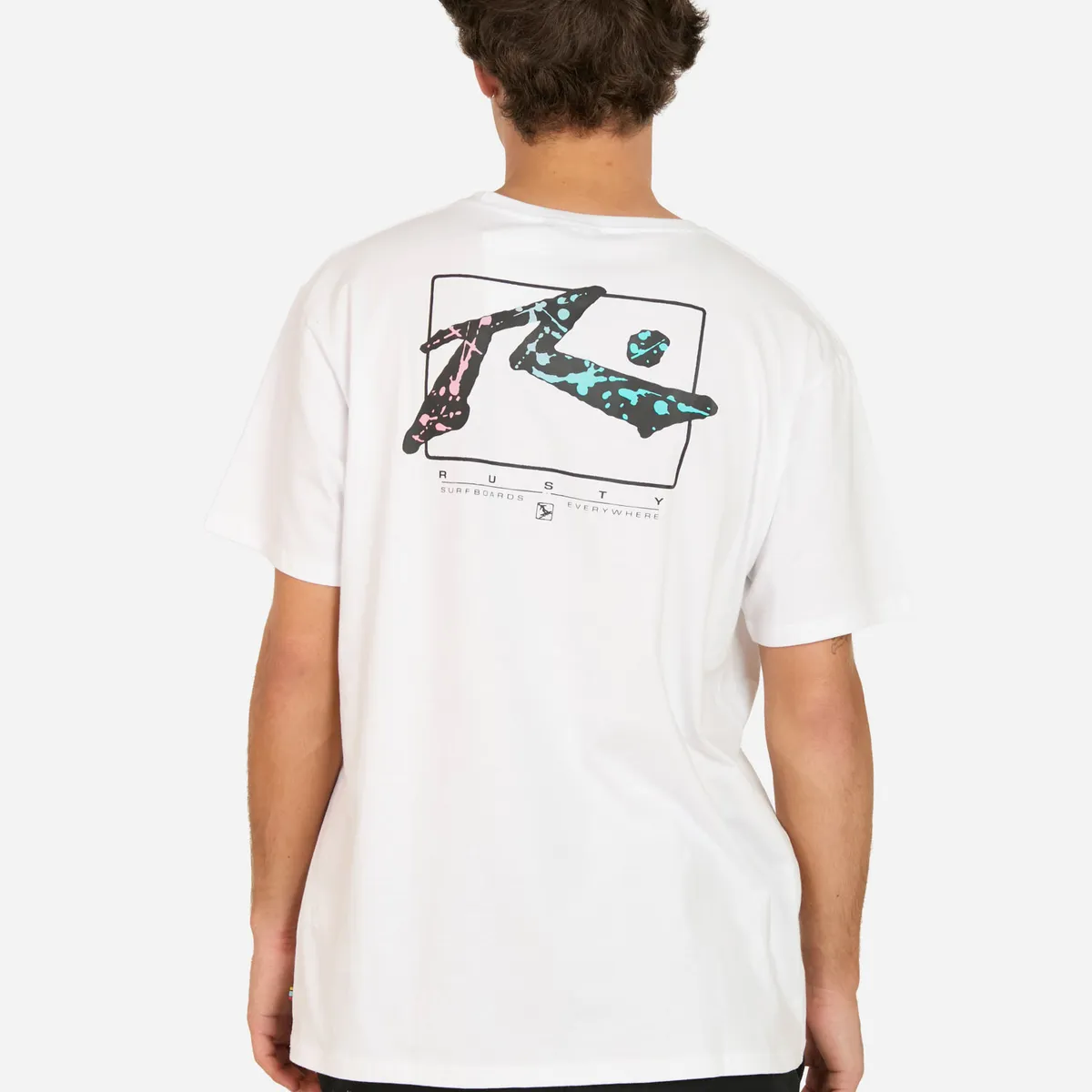 RUSTY - Polera MC Deep Blanco Hombre Rusty