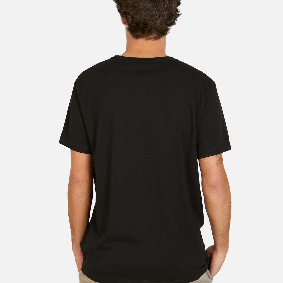 RUSTY - Polera MC Eclipse Negro Hombre Rusty