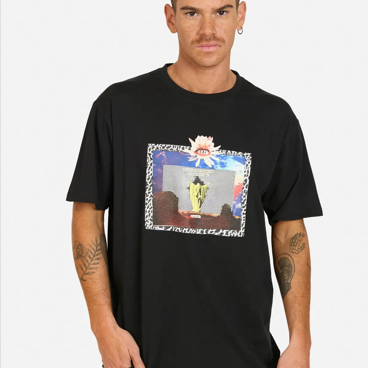 VOLCOM - Polera MC Eyecansee Negro Hombre Volcom