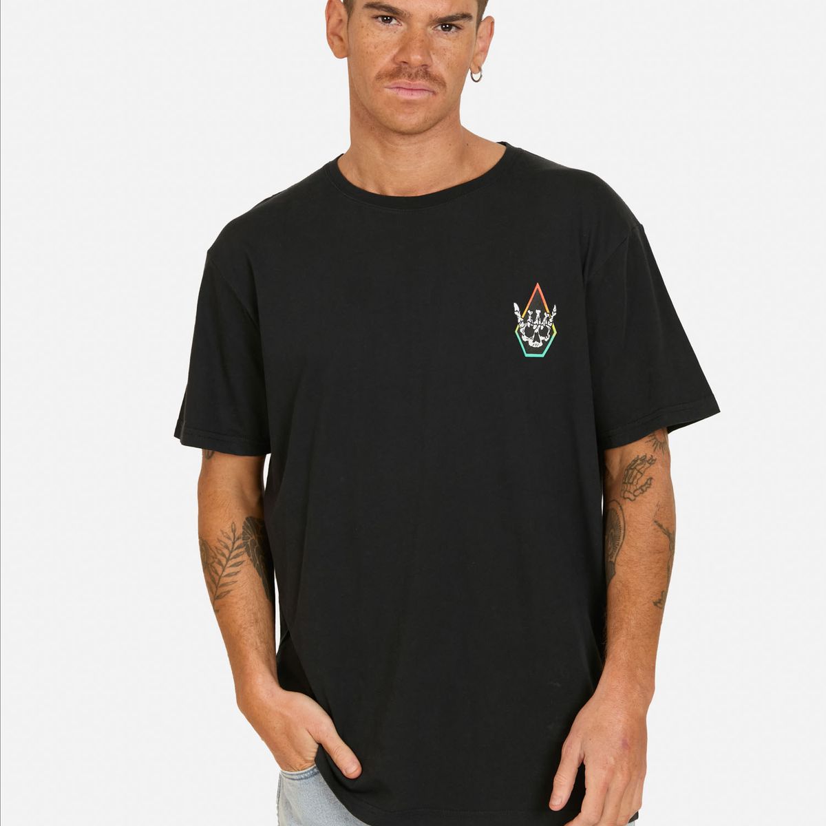 VOLCOM - Polera MC Hangz Negro Hombre Volcom