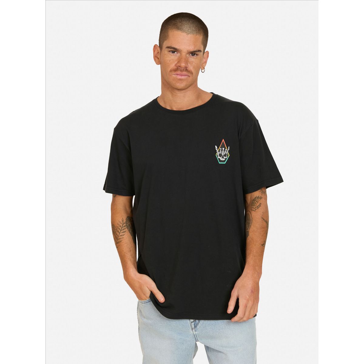 VOLCOM - Polera MC Hangz Negro Hombre Volcom