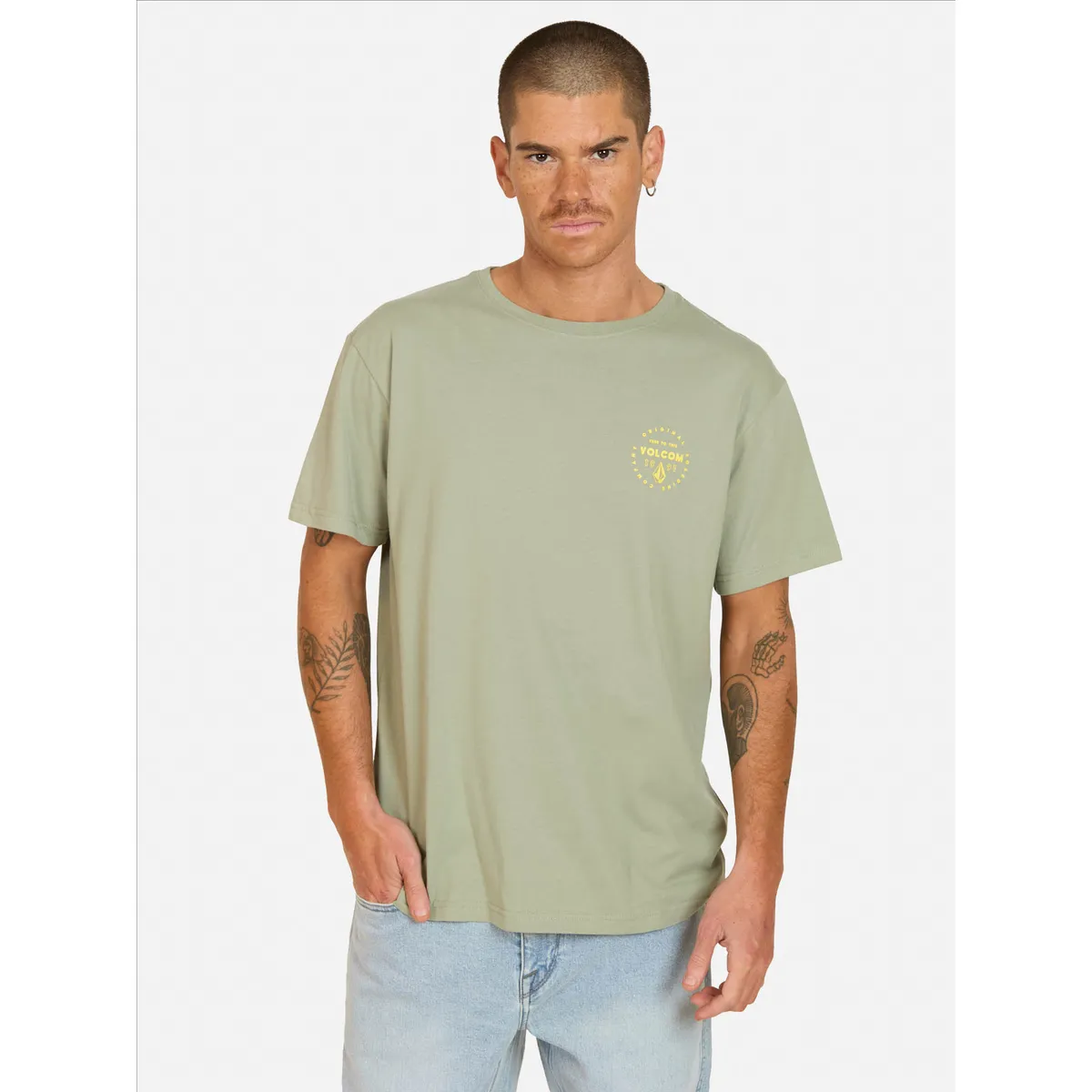 VOLCOM - Polera MC Mortis Verde Hombre Volcom