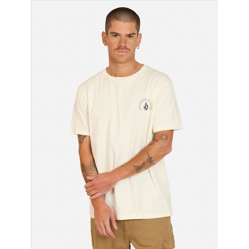 VOLCOM - Polera MC Push Beige Hombre Volcom