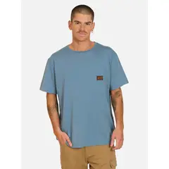 VOLCOM - Polera MC Curb Azul Hombre - Azul