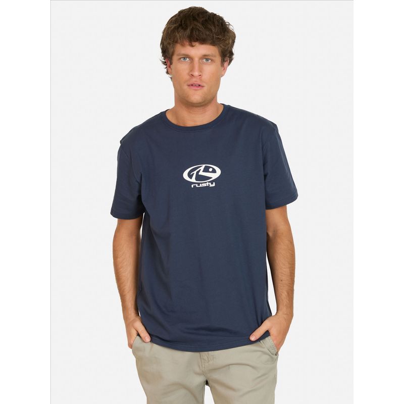 RUSTY - Polera MC Daga Azul Hombre Rusty