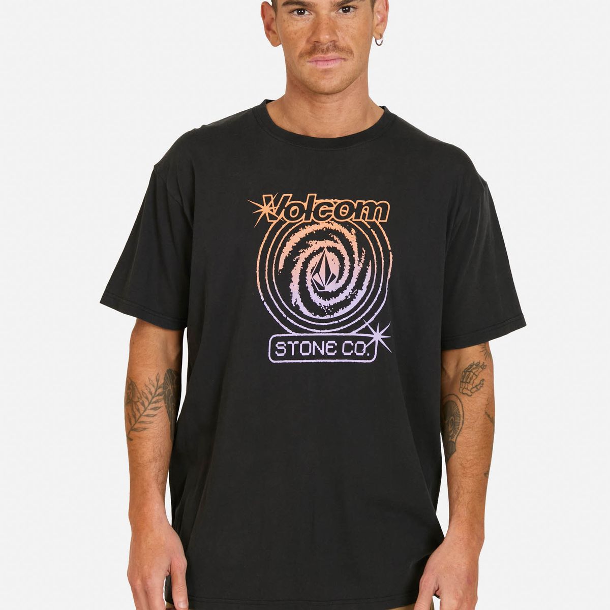 VOLCOM - Polera MC Deep Trance Negro Hombre Volcom