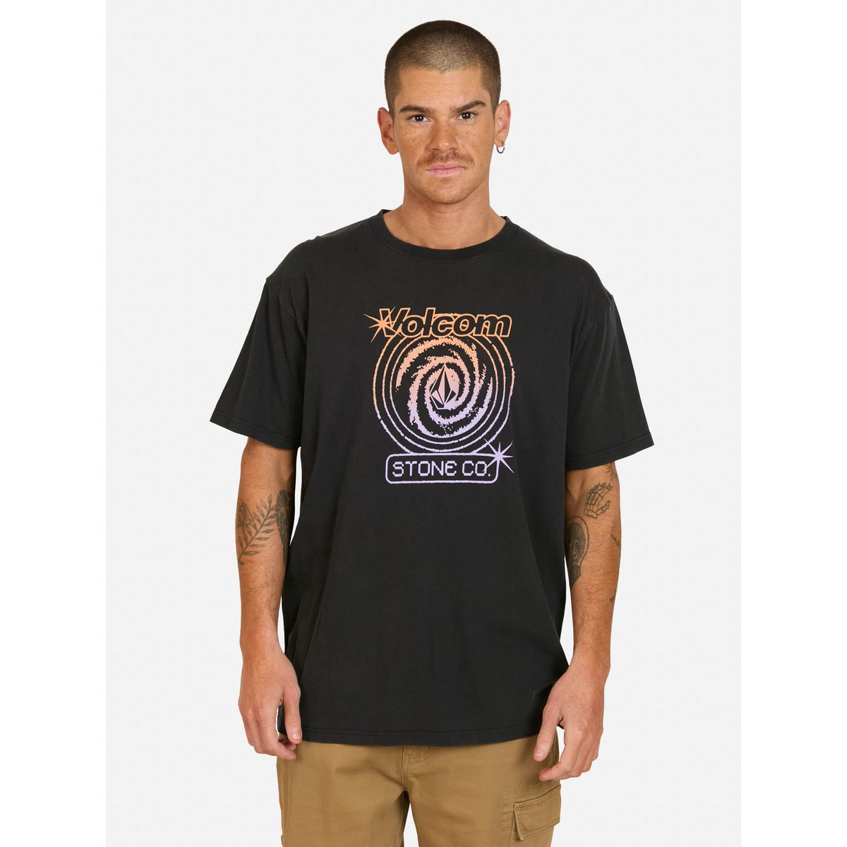VOLCOM - Polera MC Deep Trance Negro Hombre Volcom