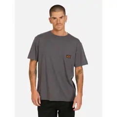 VOLCOM - Polera MC Curb Gris Hombre - Gris