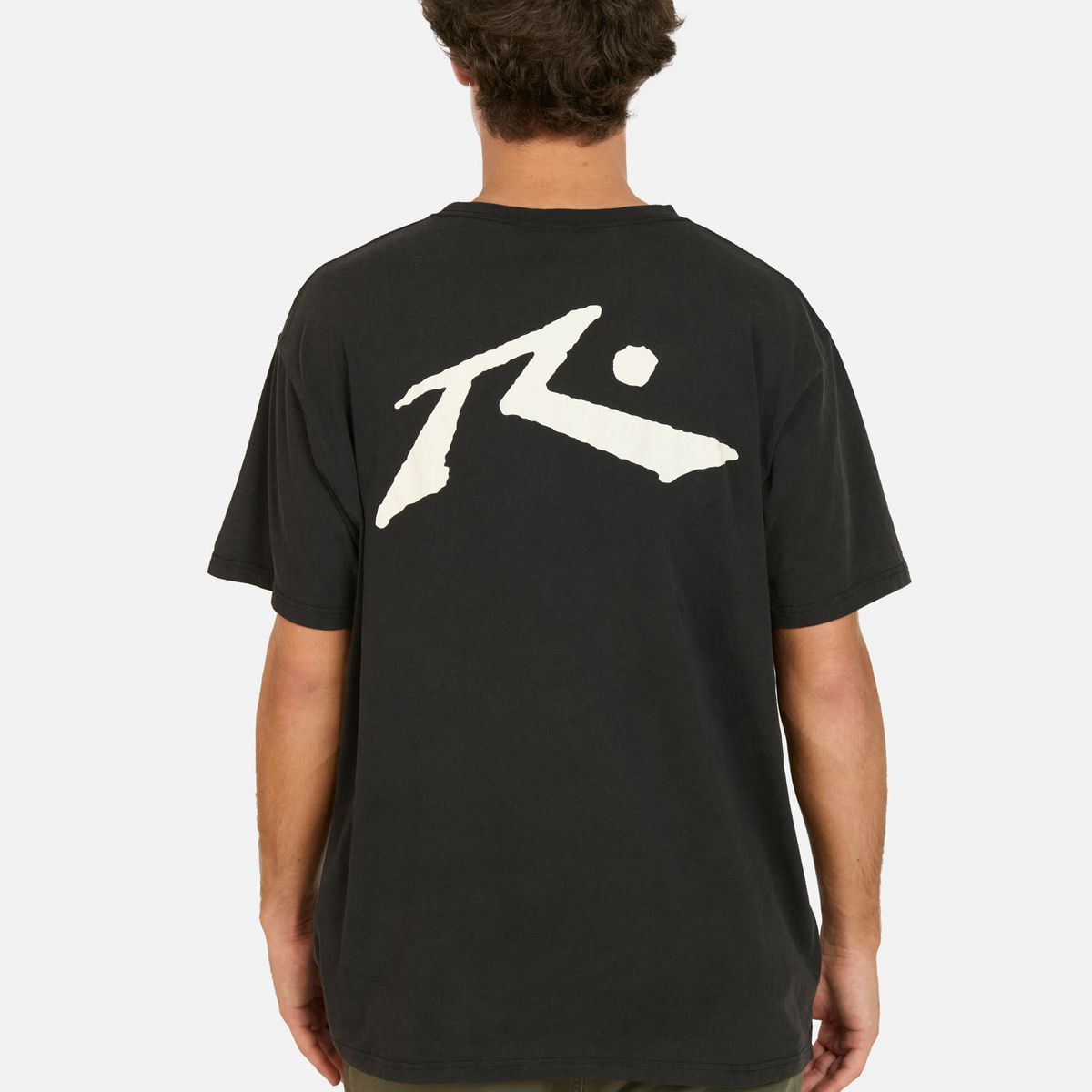 RUSTY - Polera MC Flash Negro Hombre Rusty