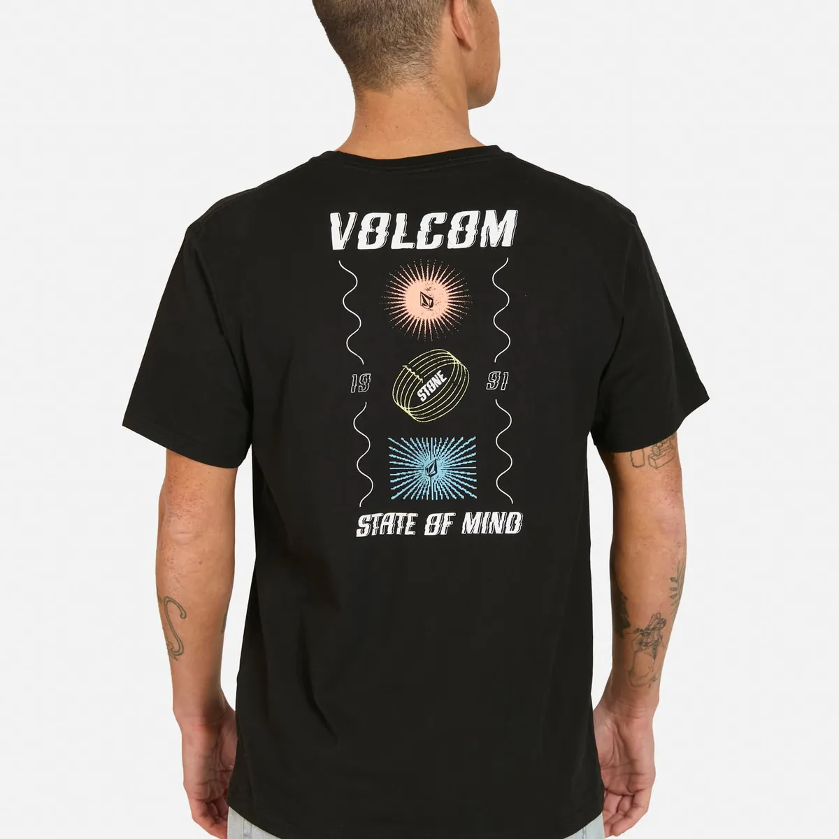 VOLCOM - Polera MC Effect Negro Hombre Volcom