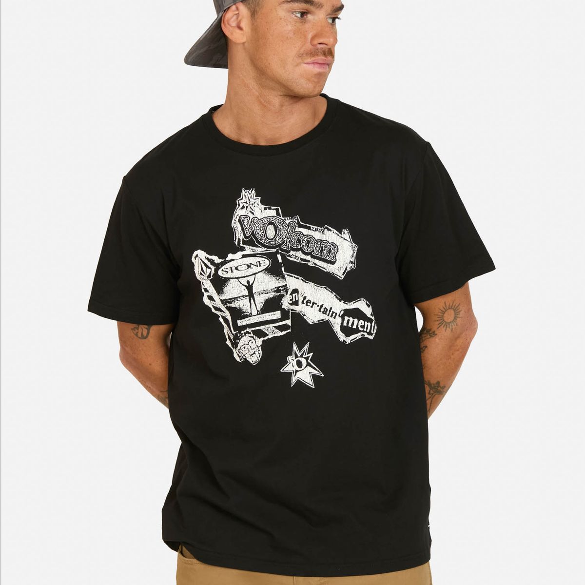 VOLCOM - Polera MC Flip Negro Hombre Volcom