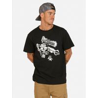 Polera MC Flip Negro Hombre