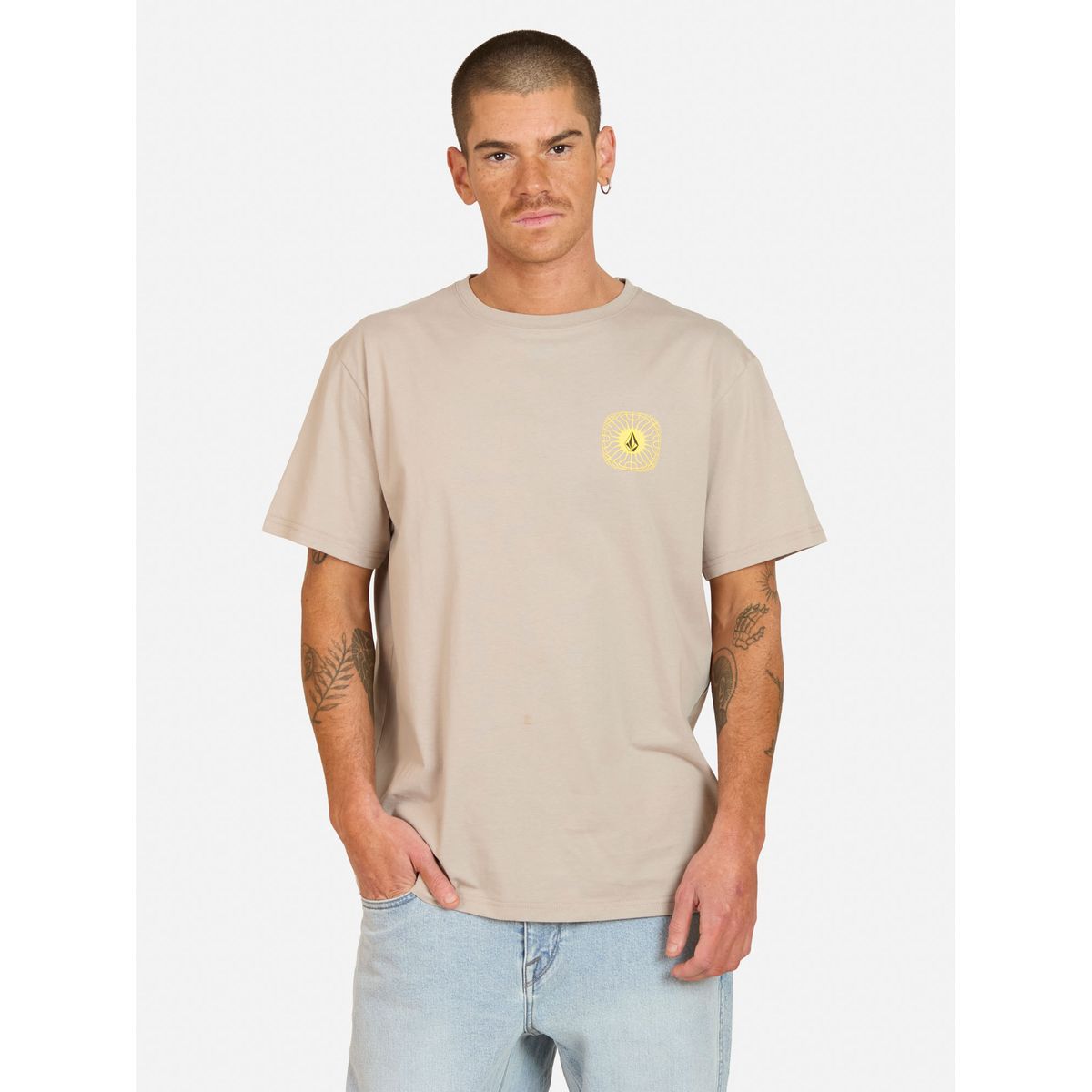 VOLCOM - Polera MC Frequency Café Hombre Volcom