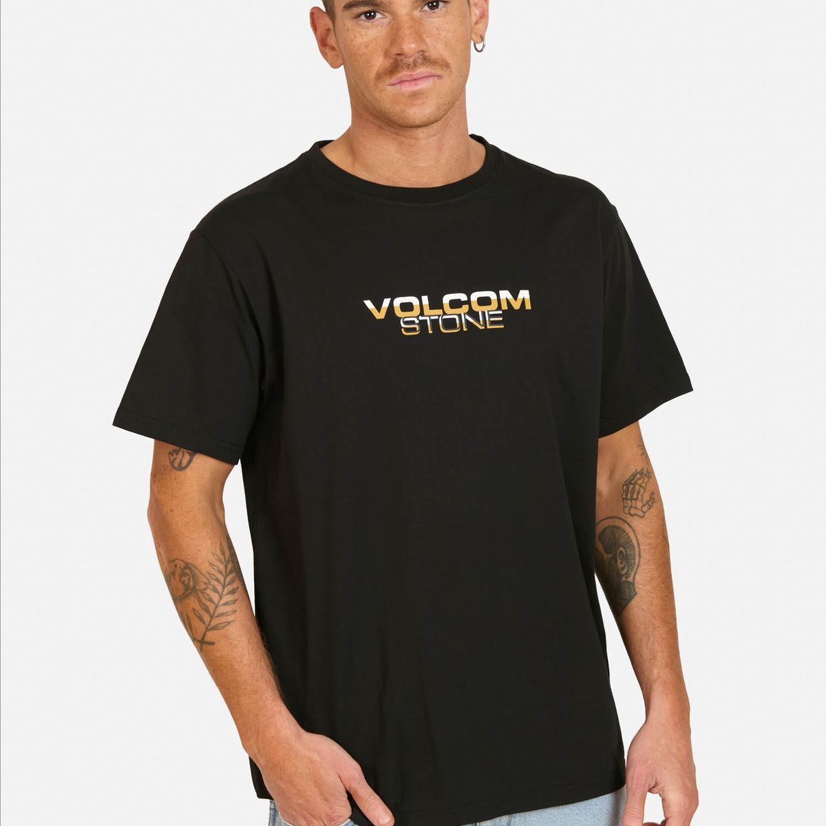 VOLCOM - Polera MC Morristone Negro Hombre Volcom - Negro