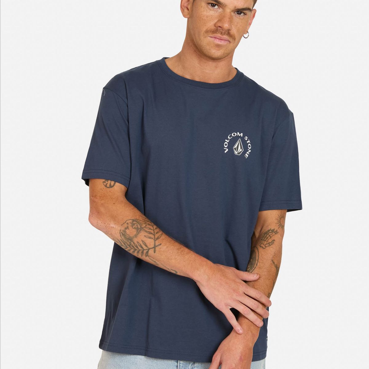 VOLCOM - Polera MC Push Azul Hombre Volcom