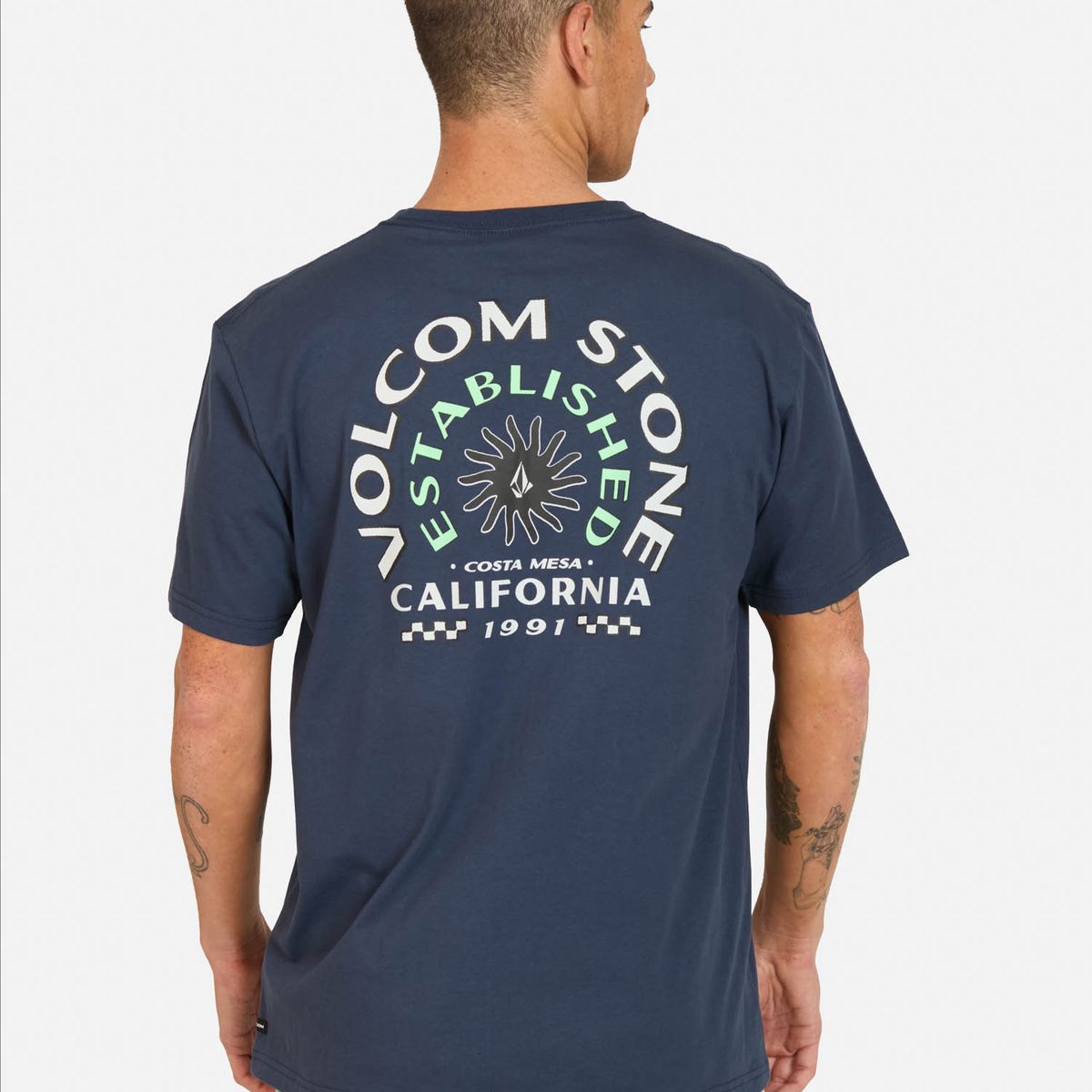 VOLCOM - Polera MC Push Azul Hombre Volcom