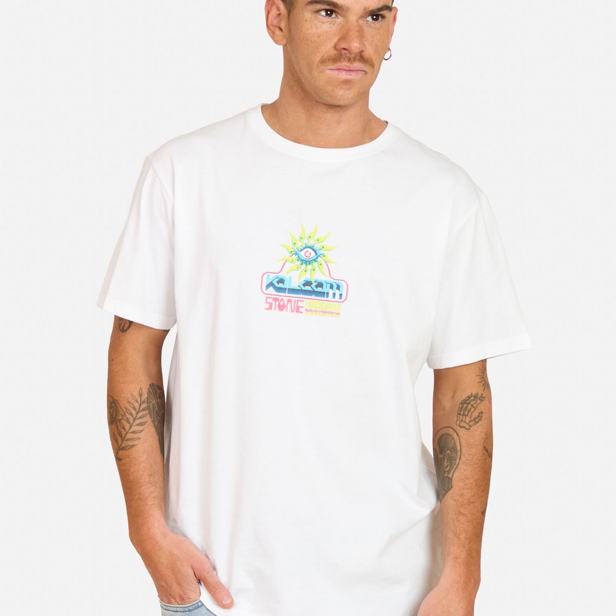 VOLCOM - Polera MC Reallity Fab Blanco Hombre Volcom