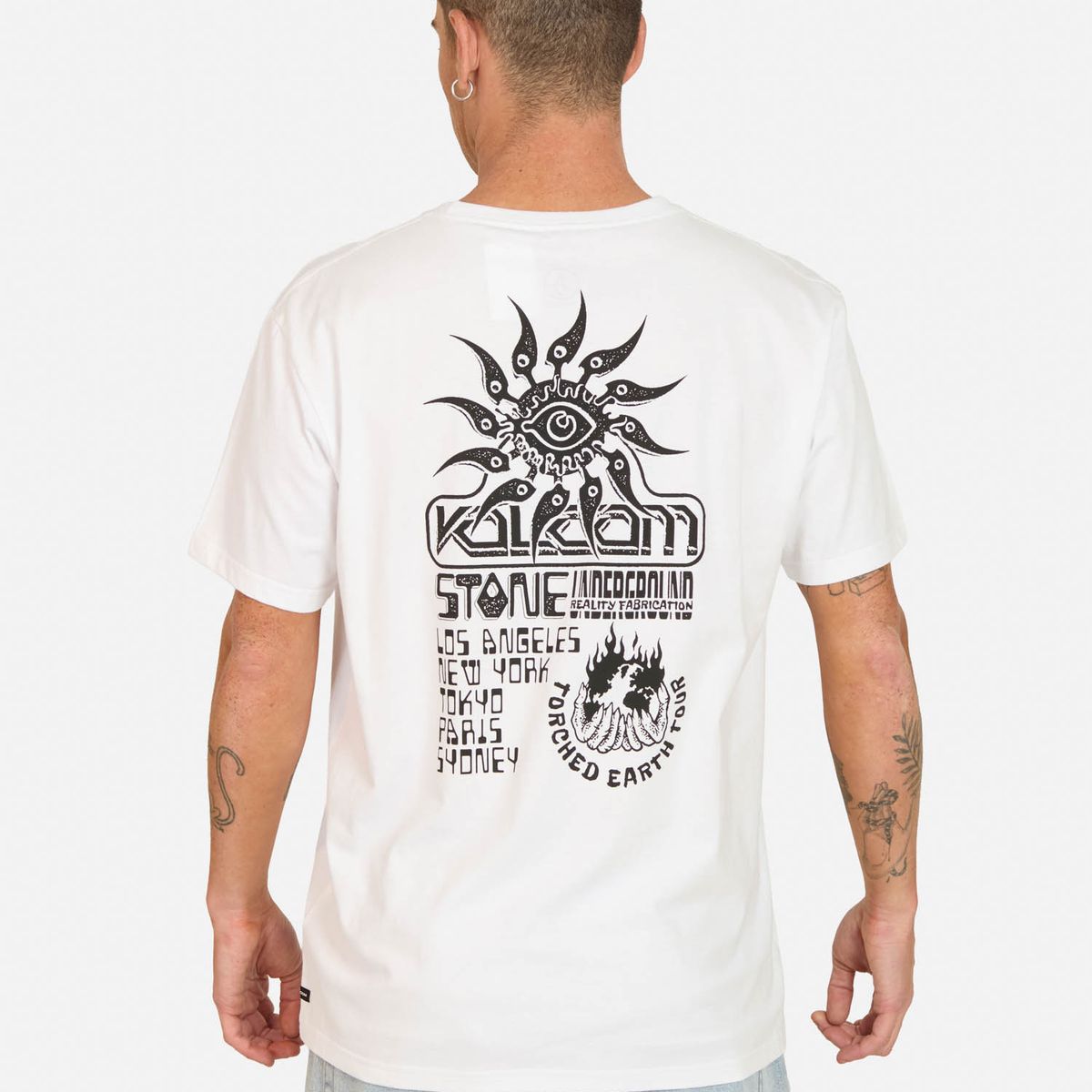 VOLCOM - Polera MC Reallity Fab Blanco Hombre Volcom