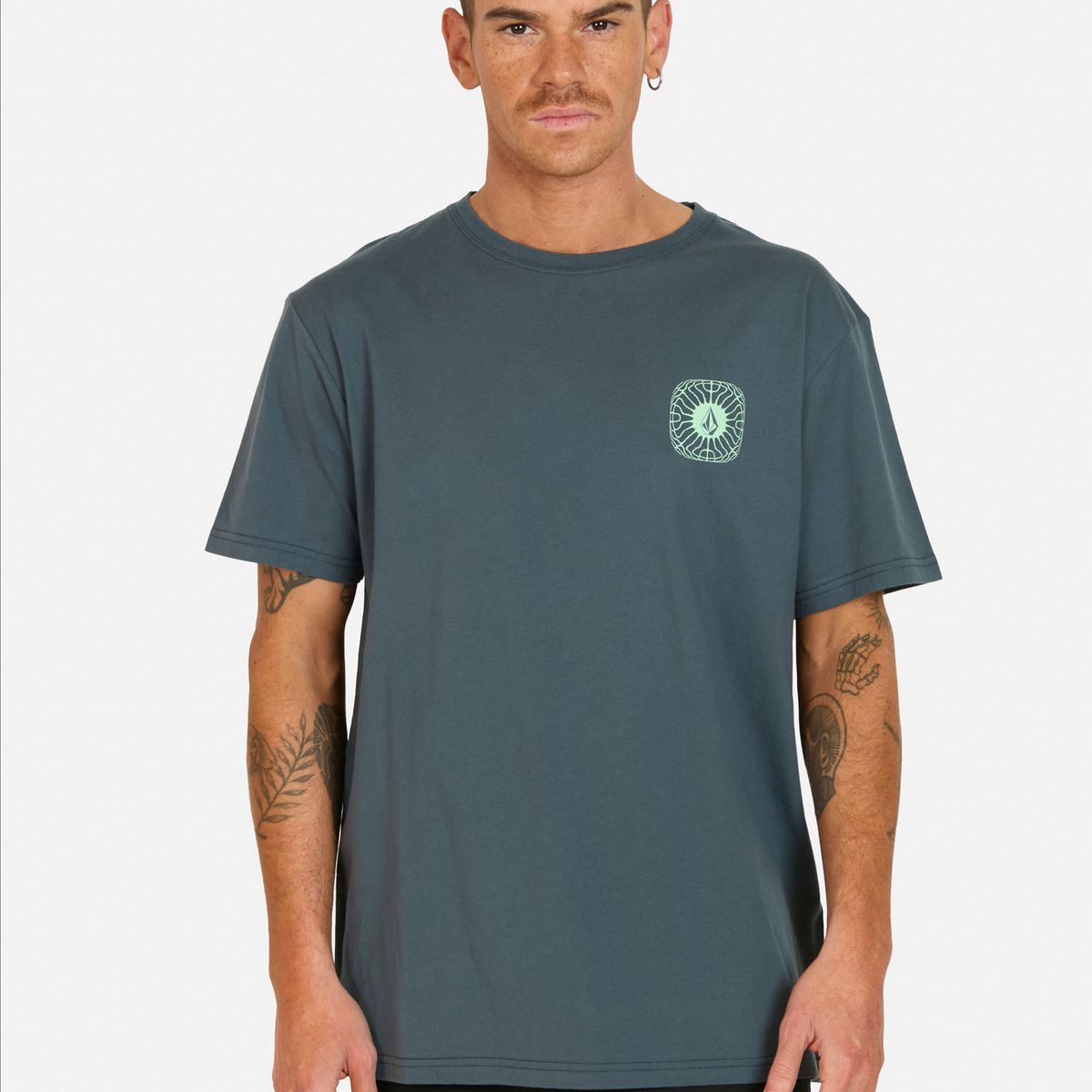 VOLCOM - Polera MC Frequency Azul Hombre Volcom