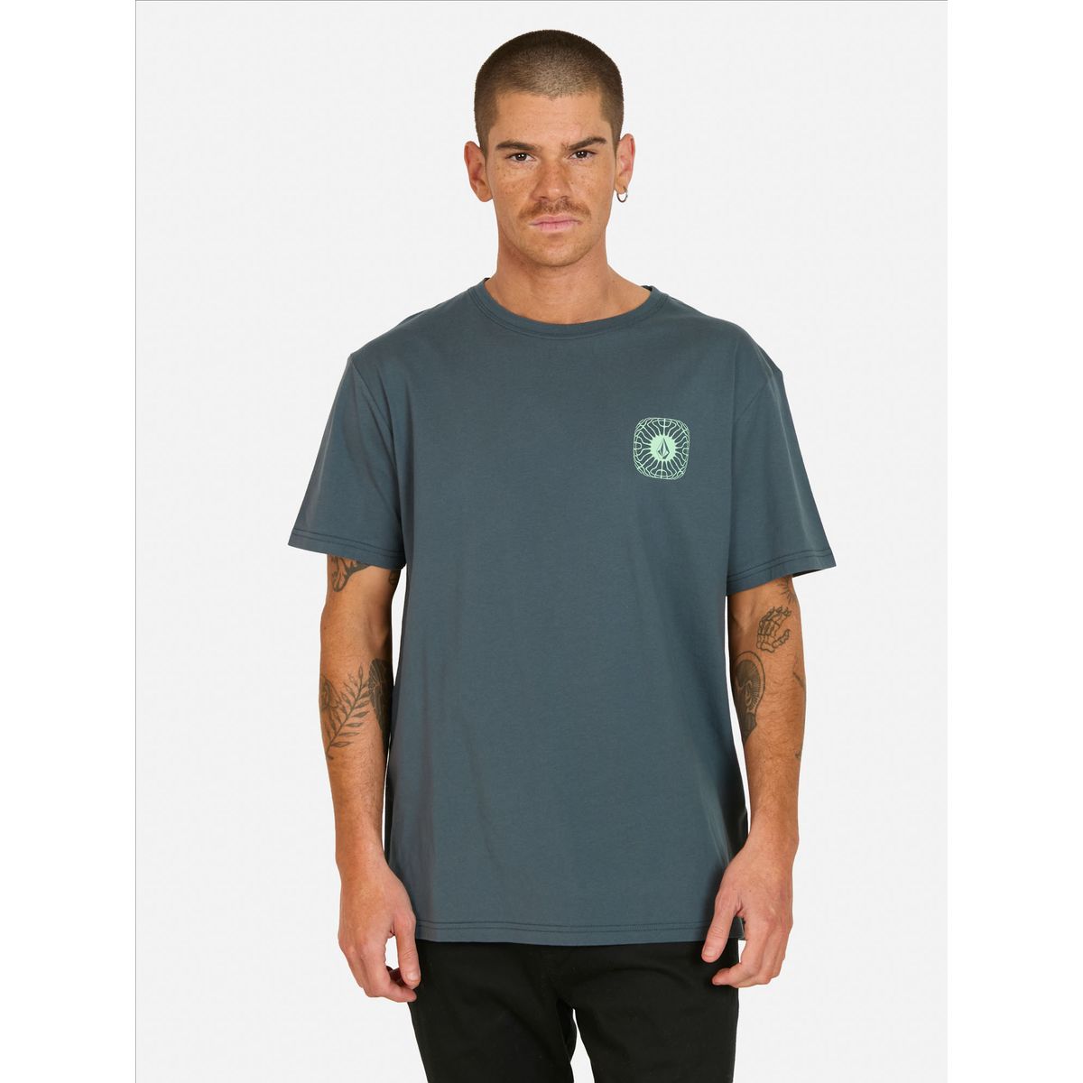 VOLCOM - Polera MC Frequency Azul Hombre Volcom