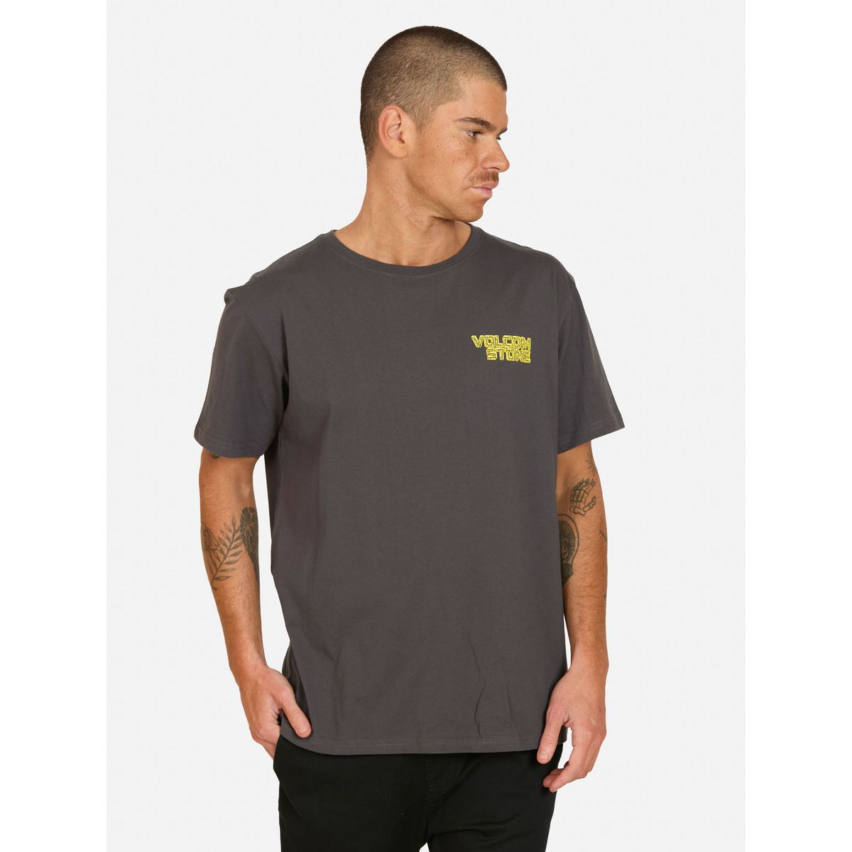 VOLCOM - Polera MC Migrane Gris Hombre Volcom