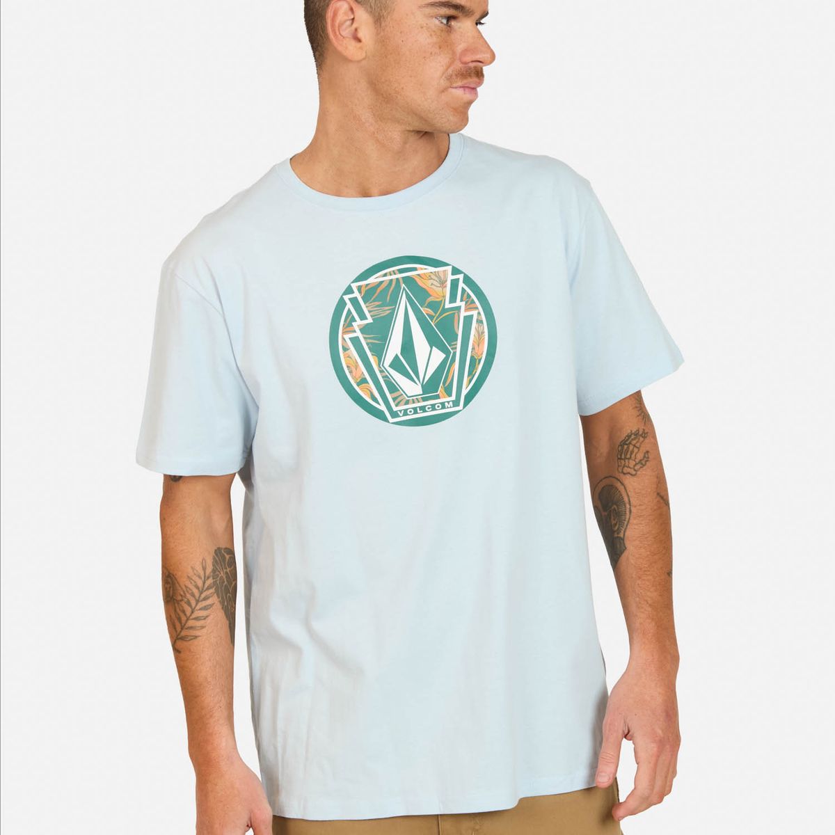 VOLCOM - Polera MC Melting Azul Hombre Volcom