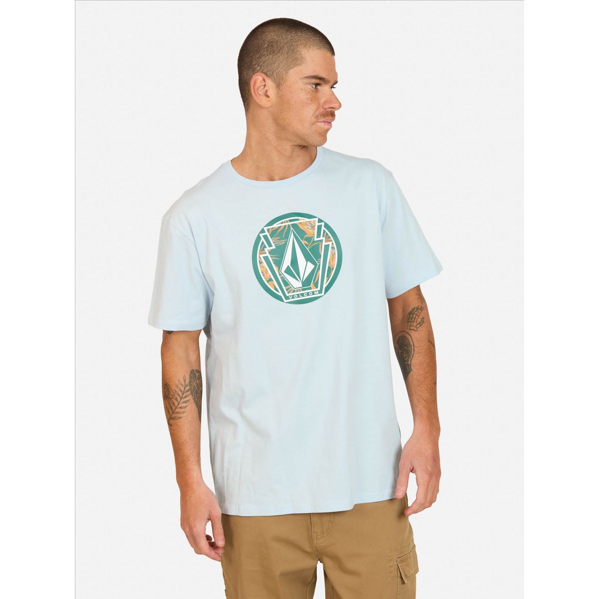 VOLCOM - Polera MC Melting Azul Hombre Volcom