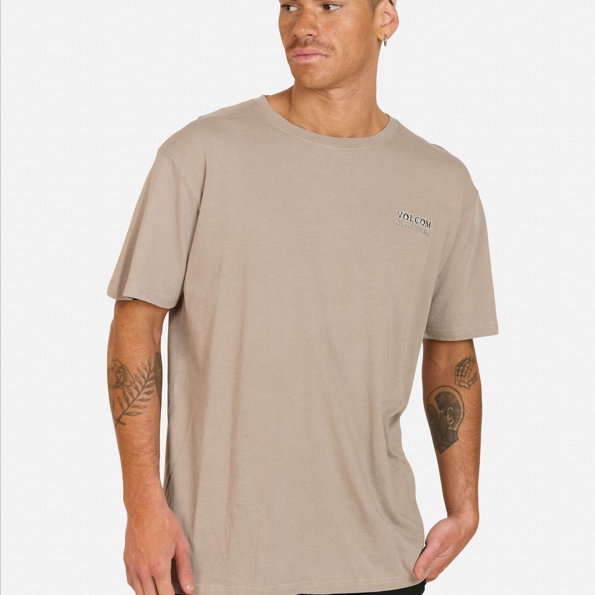 VOLCOM - Polera MC Party Never Café Hombre Volcom - Café