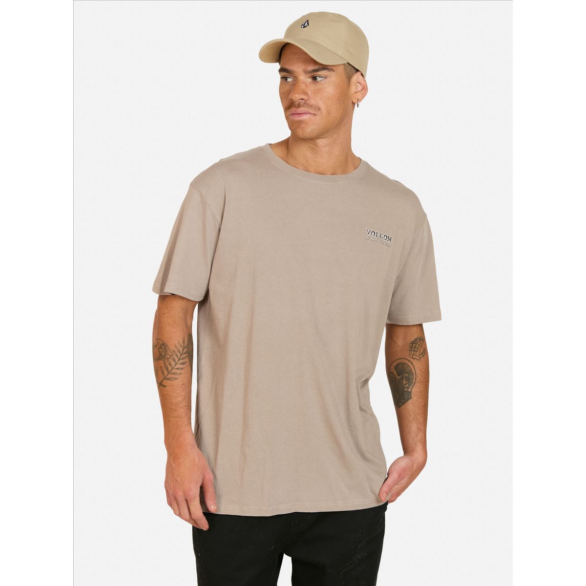 VOLCOM - Polera MC Party Never Café Hombre Volcom - Café