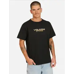 VOLCOM - Polera MC Morristone Negro Hombre - Negro