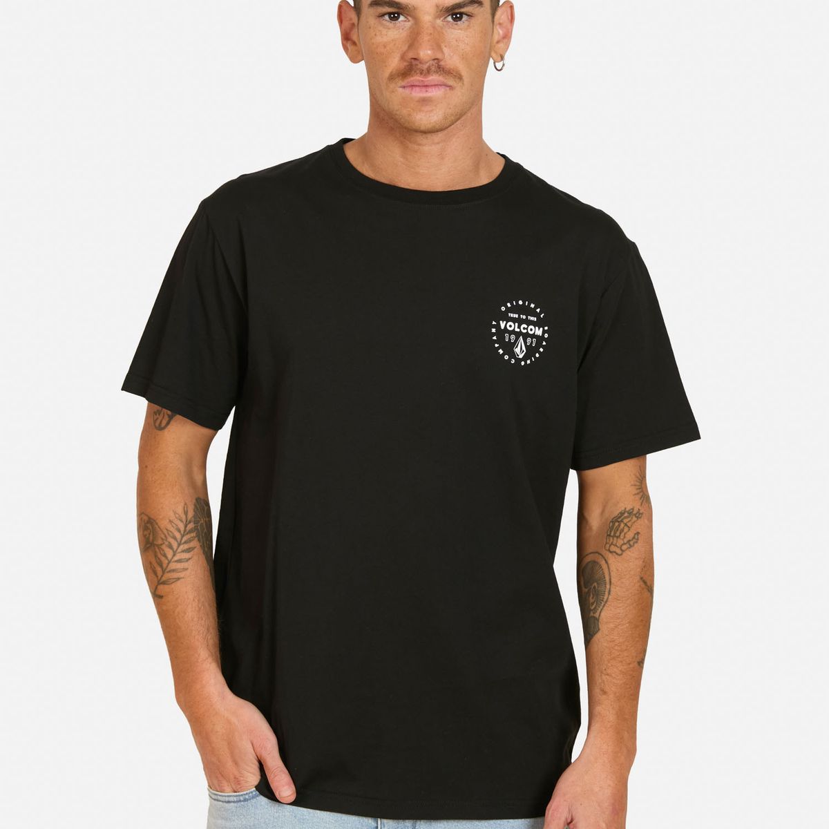 VOLCOM - Polera MC Mortis Negro Hombre Volcom