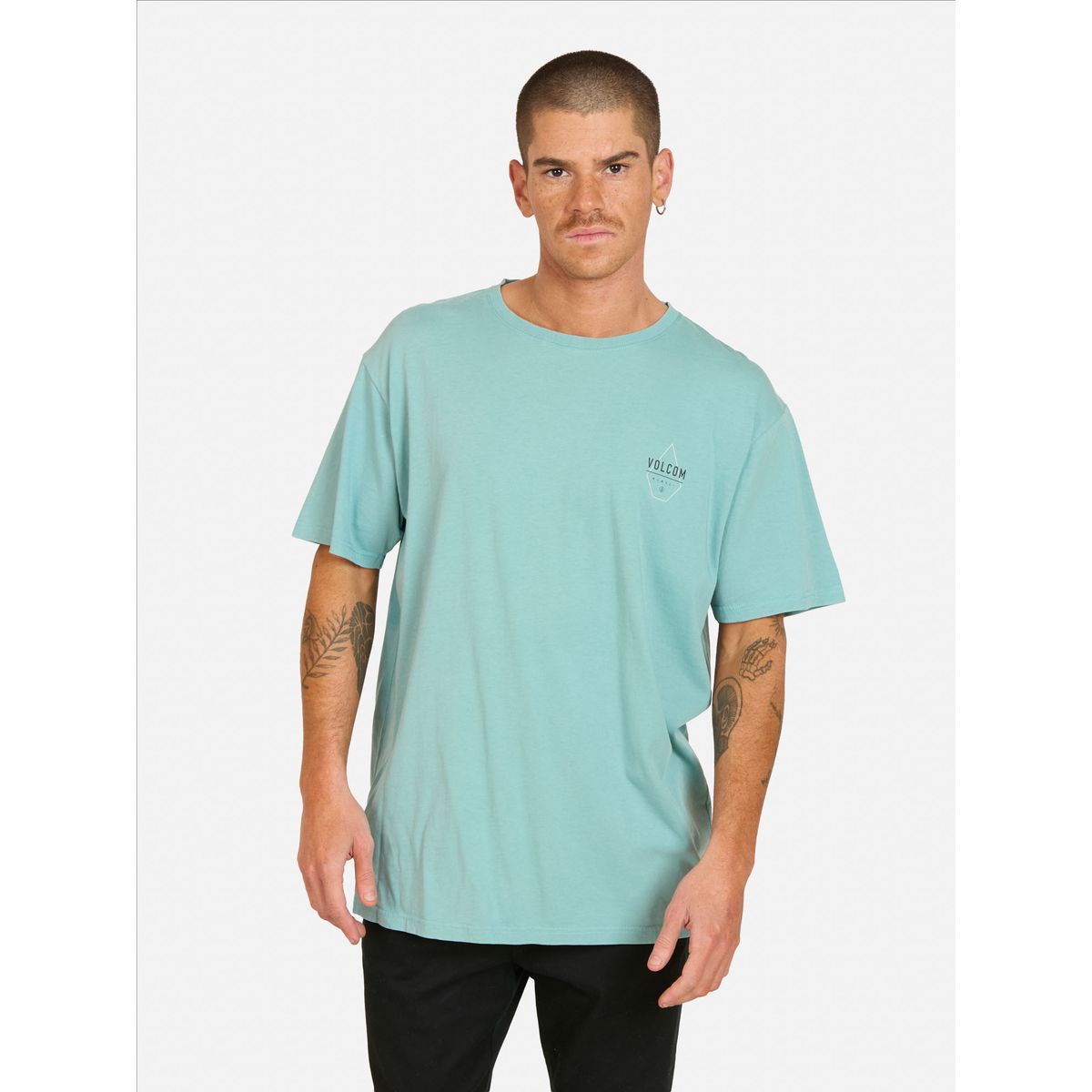 VOLCOM - Polera MC Occupied Verde Hombre Volcom