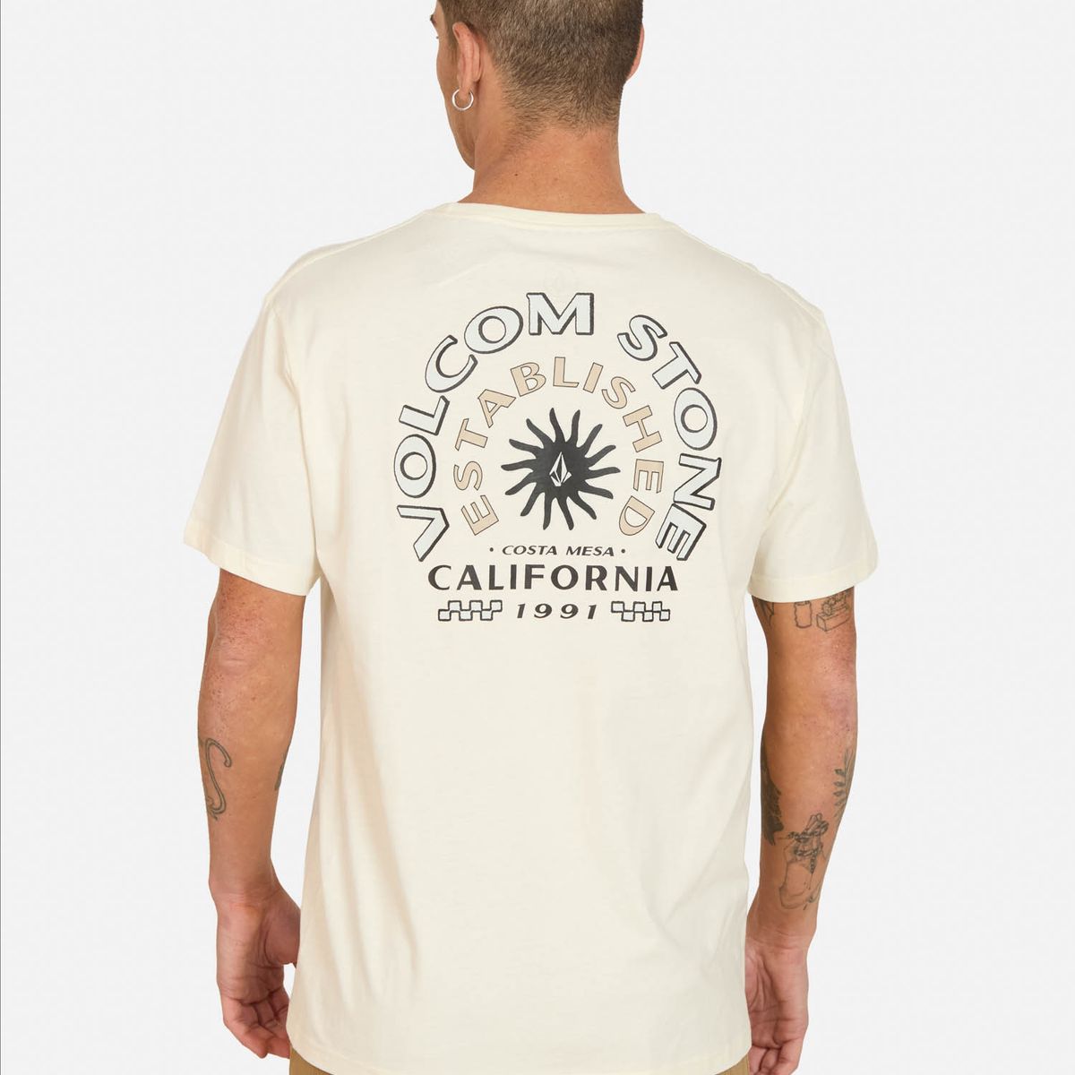 VOLCOM - Polera MC Push Beige Hombre Volcom