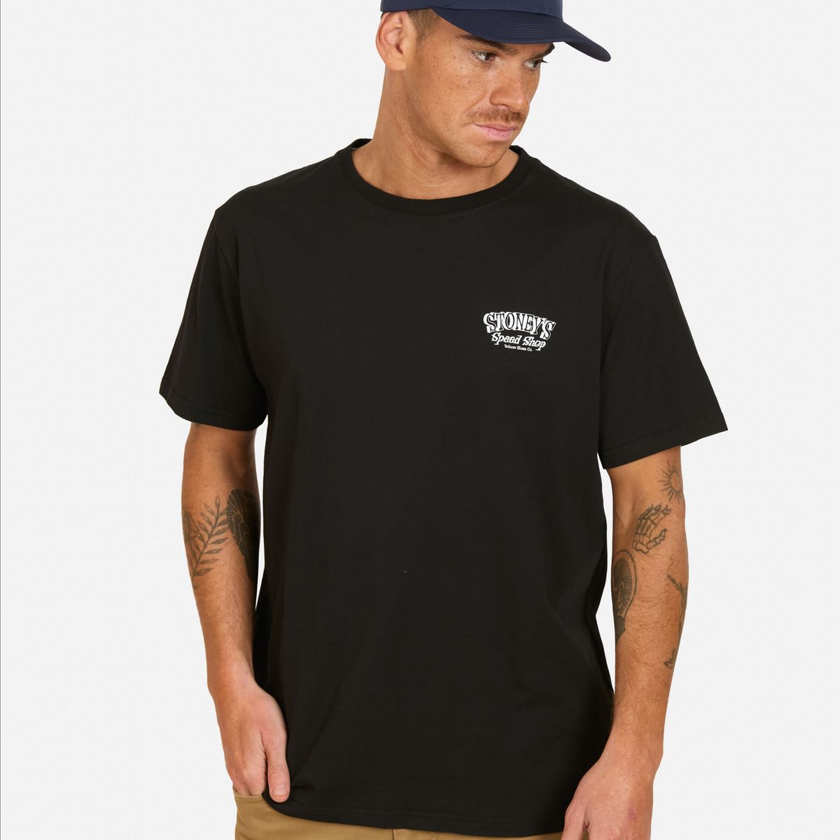 VOLCOM - Polera MC Push Negro Hombre Volcom