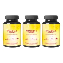 ORTOMOLECULAR - Pack x 3 Vitamina C Liposomal 1000mg 90 Capsulas