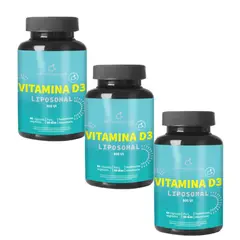 ORTOMOLECULAR - Pack x 3 Vitamina D3 + K2 MenaQ7 Liposomal 60c