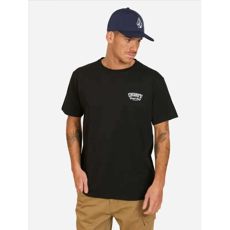 VOLCOM - Polera MC Push Negro Hombre Volcom