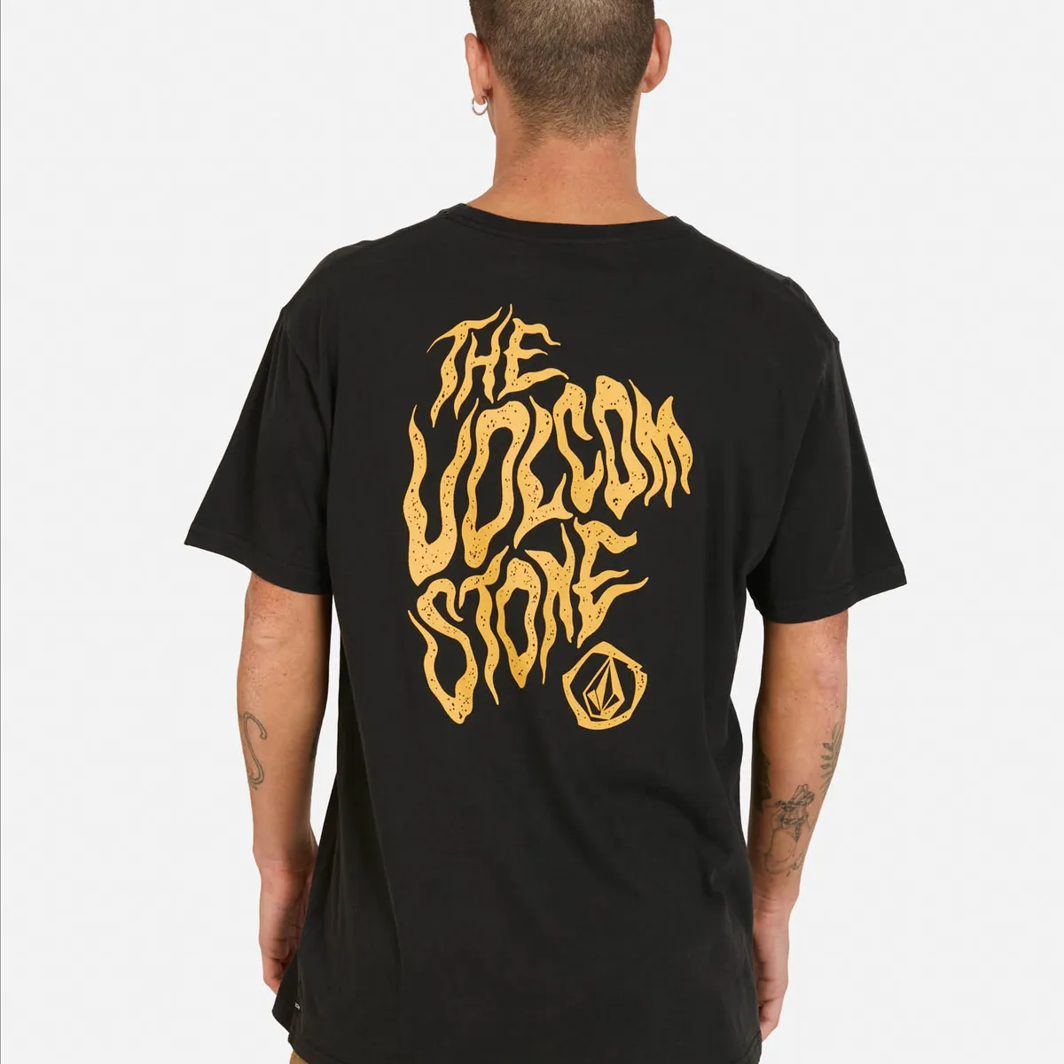 VOLCOM - Polera MC Wavy Negro Hombre Volcom - Negro