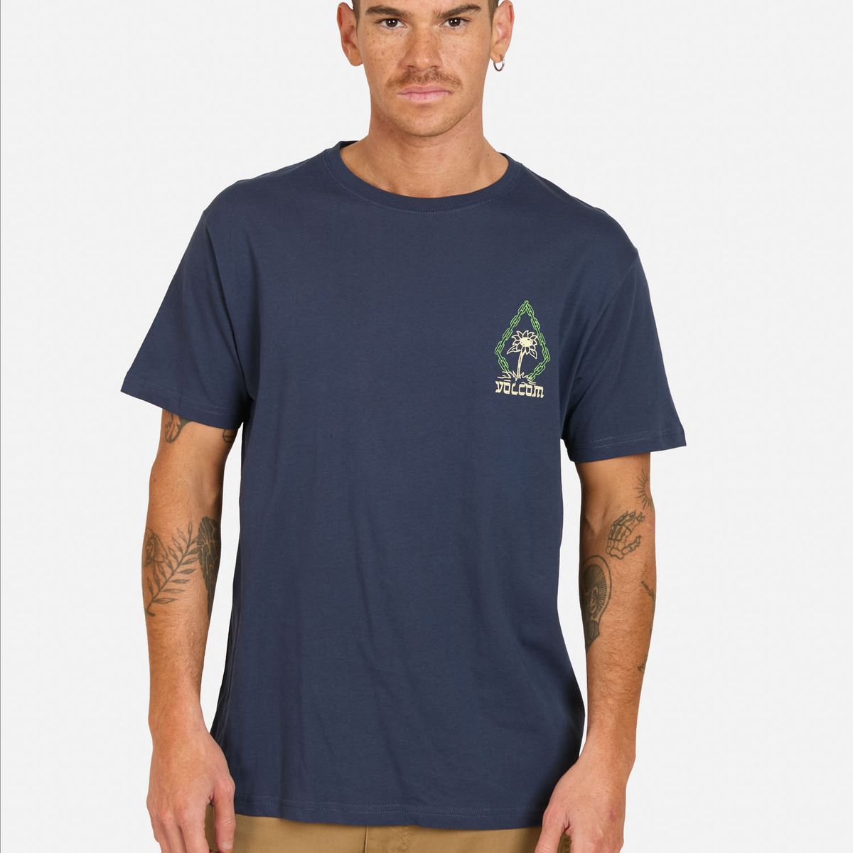 VOLCOM - Polera MC Perseverance Azul Hombre Volcom