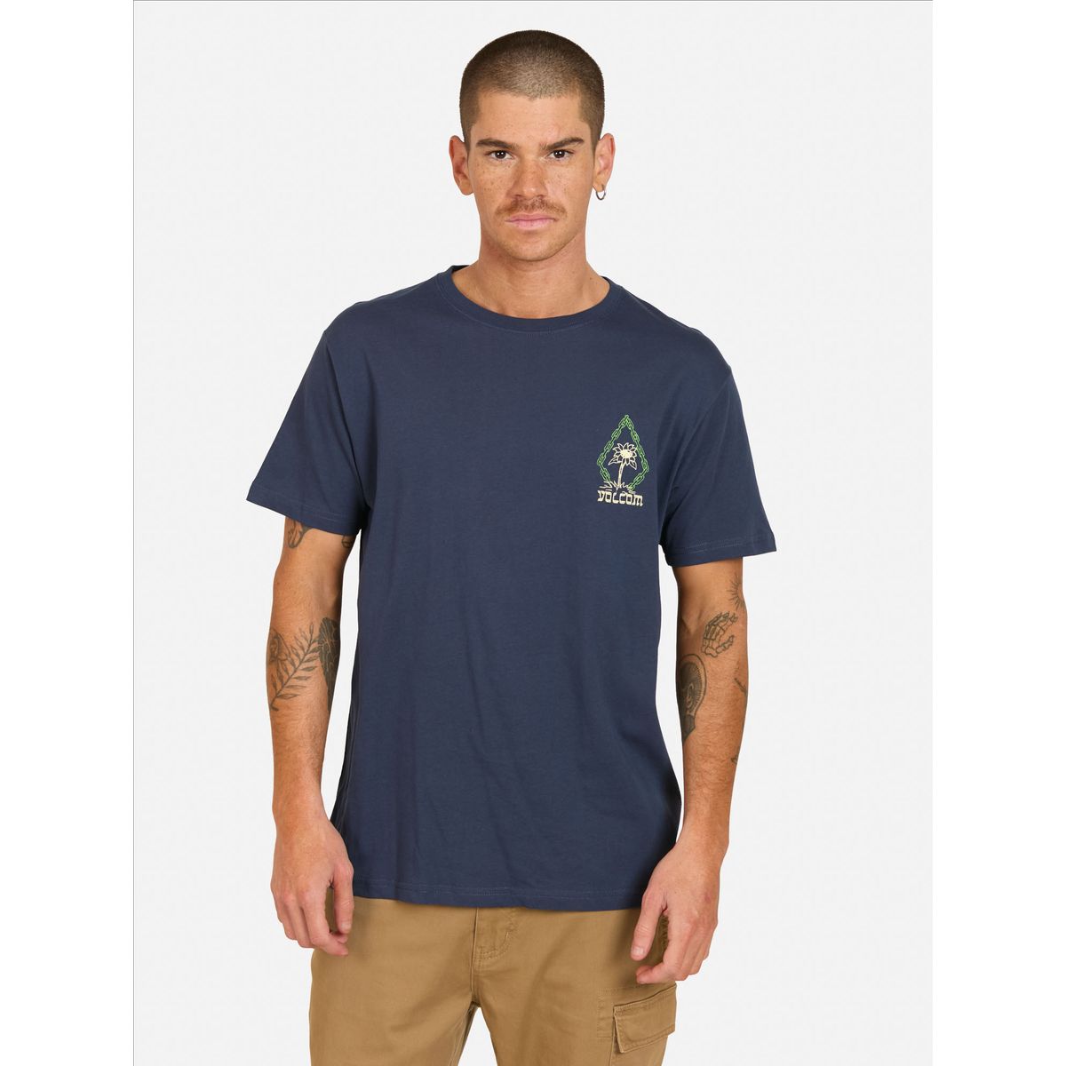 VOLCOM - Polera MC Perseverance Azul Hombre Volcom