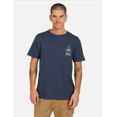 VOLCOM - Polera MC Perseverance Azul Hombre